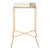 Marble Agate Side Table