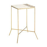 Marble Agate Side Table