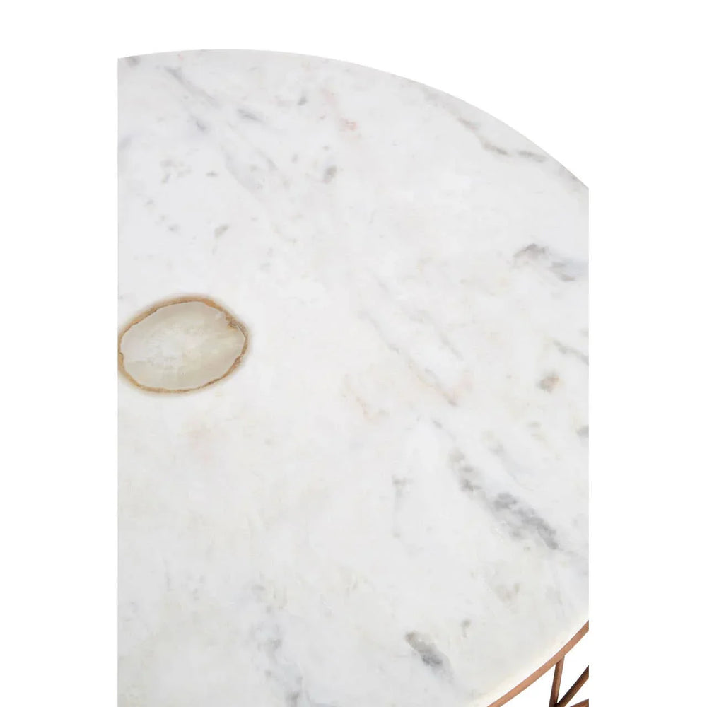 White Marble Coffee Table
