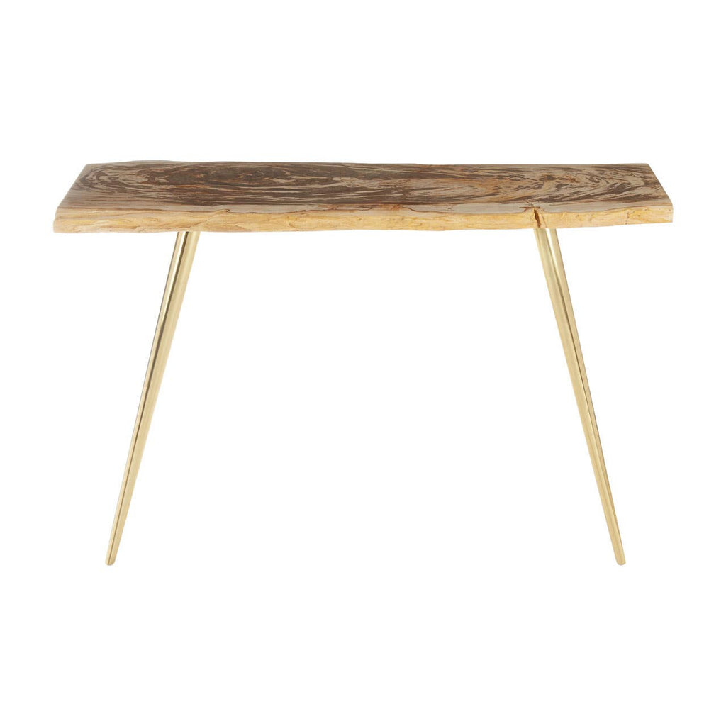Title Luxe Petrified Wood Table