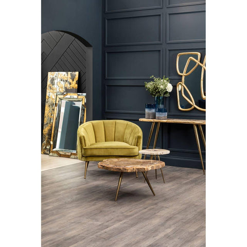 Title Luxe Petrified Wood Table