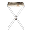 Fossil Wood Side Table