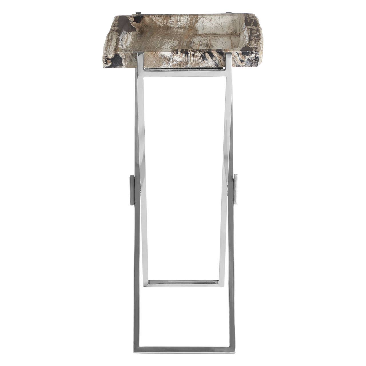 Fossil Wood Side Table