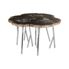 Luxury Petrified Wood Coffee Set