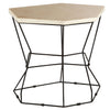 Onyx Stone Hexagonal Side Table