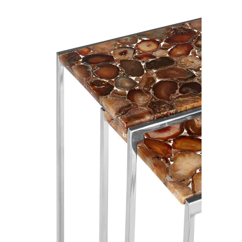 Agate Stone Side Tables