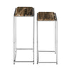 Petrified Wood Nest Tables