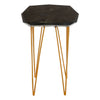 Golden Marble Side Table