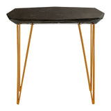Luxury Black Marble Side Table