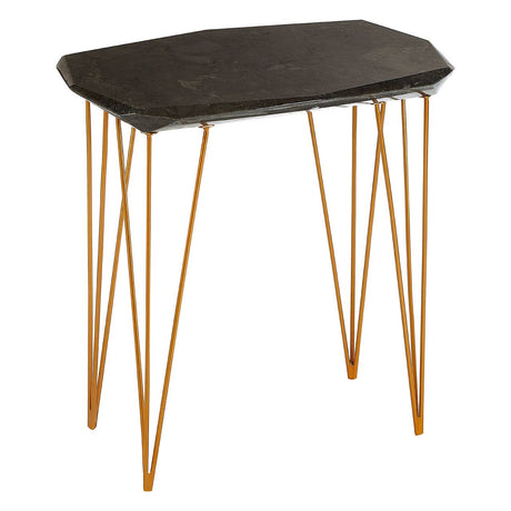 Luxury Black Marble Side Table