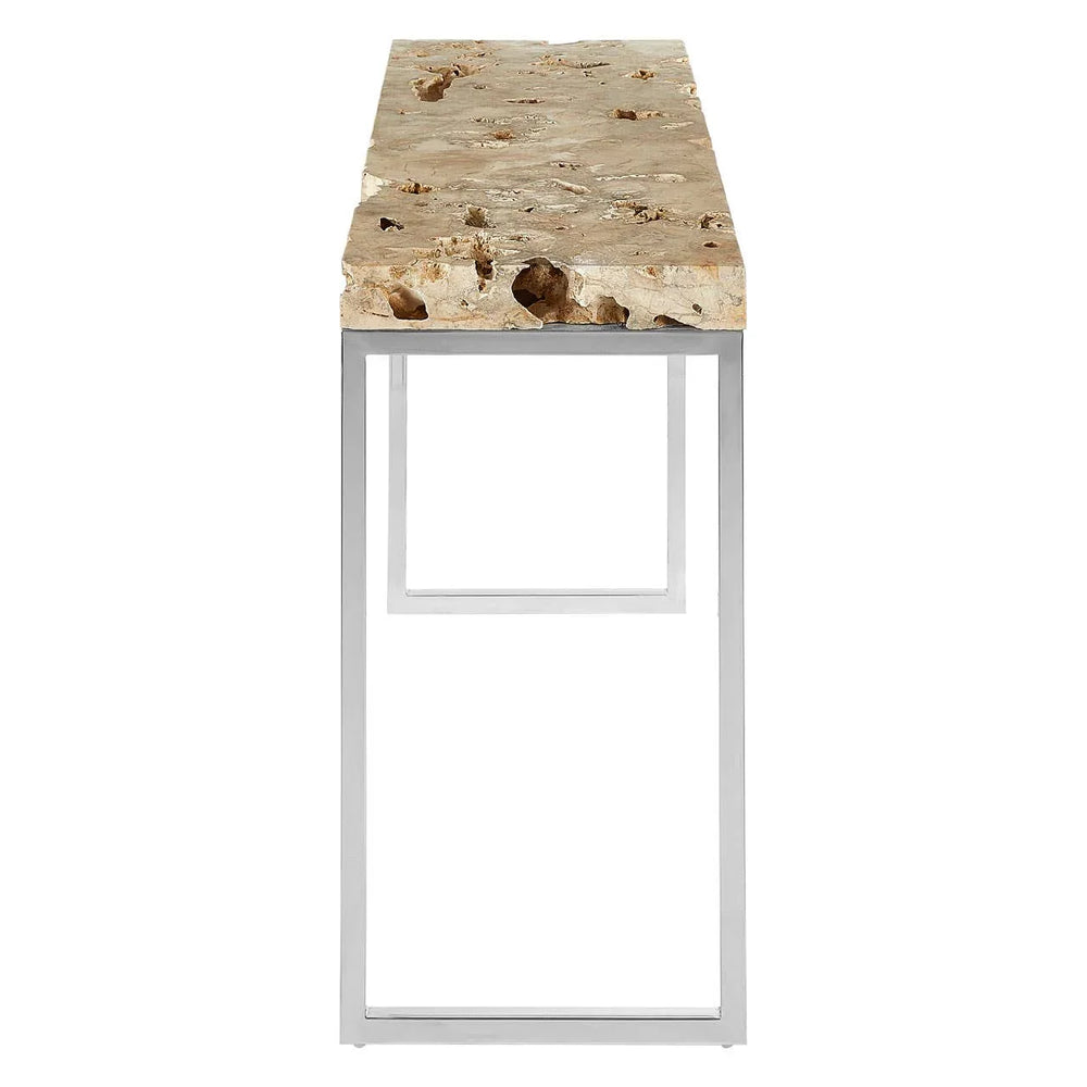 Stone Cheese Console Table