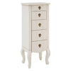 Carved Wood Distressed Chest