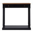 Sleek Bayur Wood Console Table