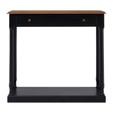 Sleek Bayur Wood Console Table