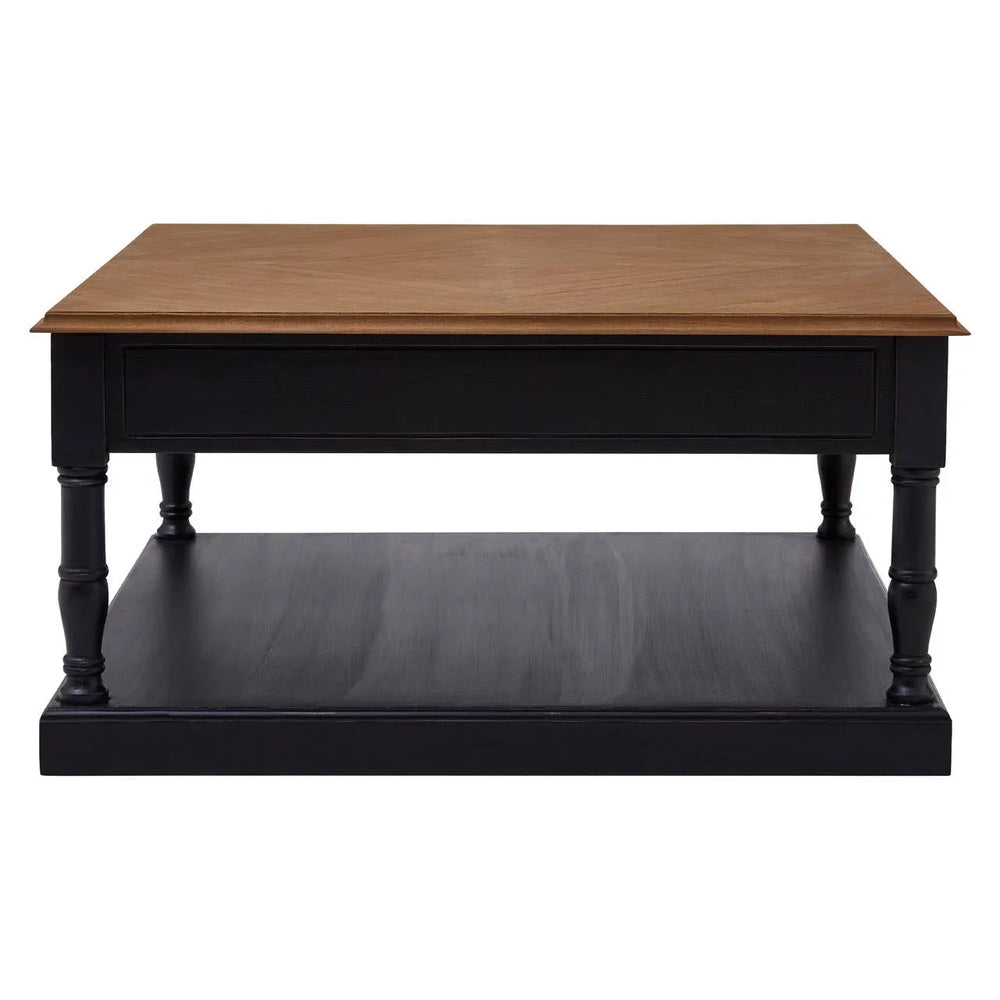 Bayur Wood Black Coffee Table