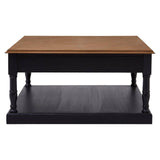 Bayur Wood Black Coffee Table