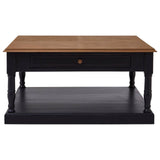 Bayur Wood Black Coffee Table