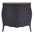 Loire Dark Grey Sideboard with Brass Coloured Handles