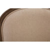 Rustic Beige Wood Armchair