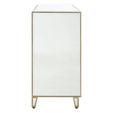 Mirrored Circle Drawer Unit