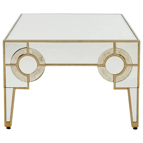 Mirrored Glass Deco Coffee Table
