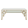 Mirrored Glass Deco Coffee Table