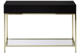 Luxury Black Gold Console Table