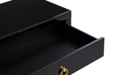 Luxury Black Gold Console Table
