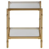 Kensington Iron Glass Side Table