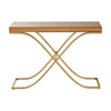 Golden Steel & Glass Console