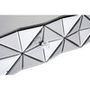 Silver Smoked Glass Coffee Table