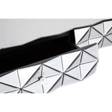 Silver Smoked Glass Coffee Table
