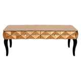 Copper Glass Coffee Table