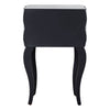 Reflective Glass Drawer Nightstand