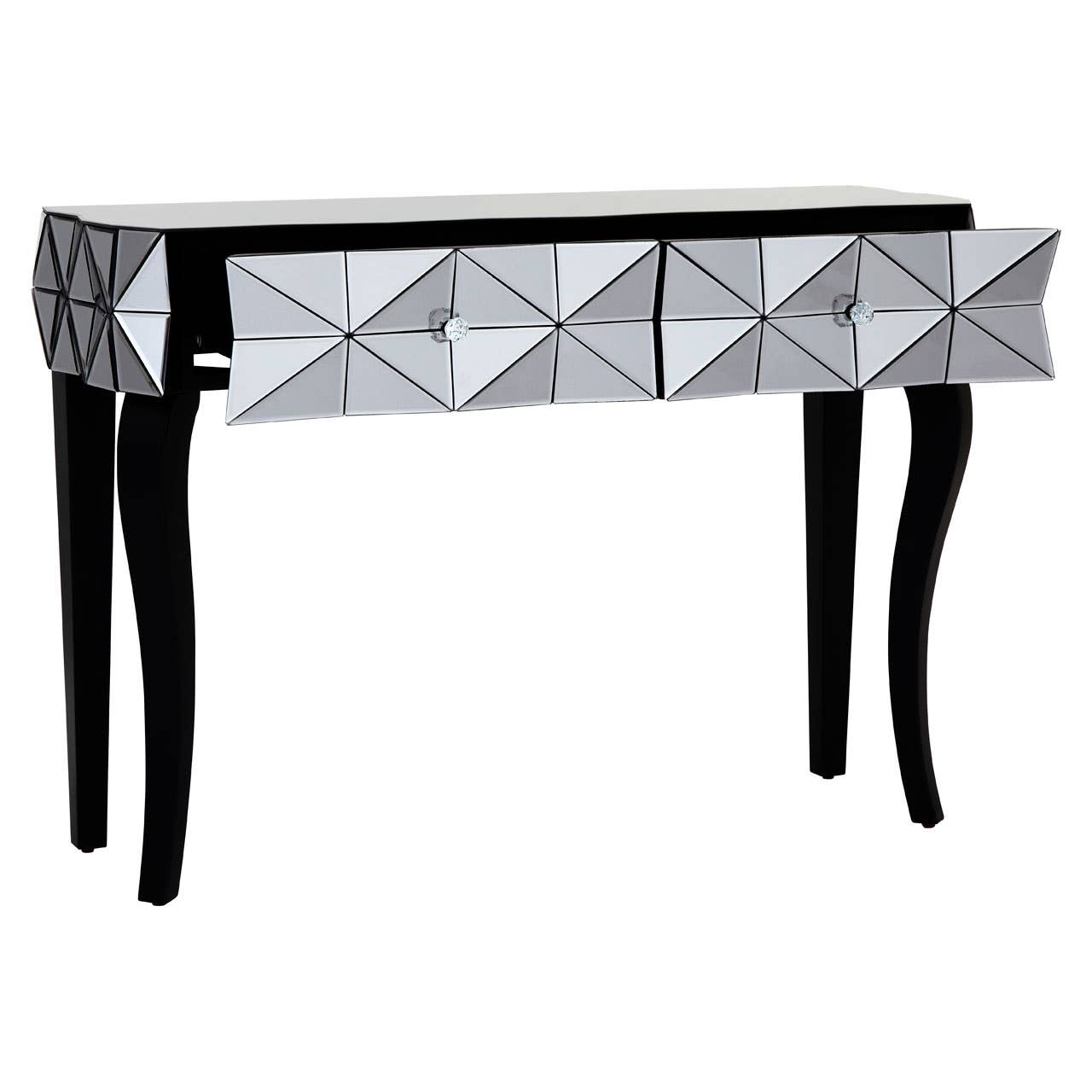 Glamour Glass Console Table