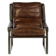 Distressed Leather Lounge Chair