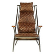 Rustic Leather Armchair