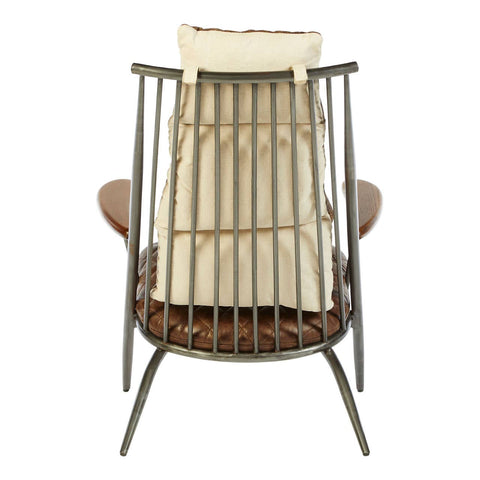 Rustic Leather Armchair