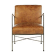 Distressed Leather Lounge Chair