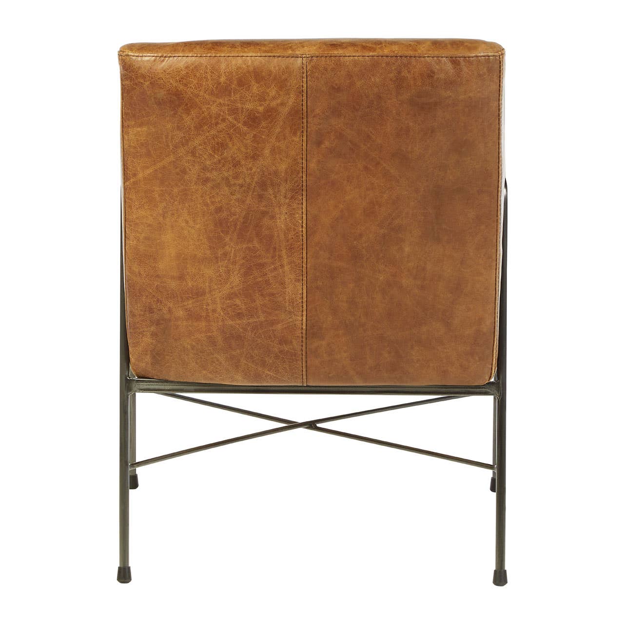 Distressed Leather Lounge Chair