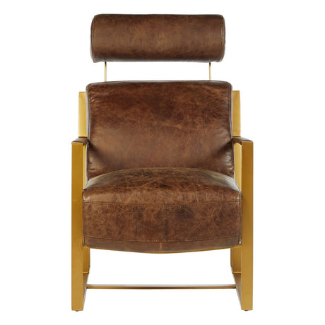 Luxe Leather Lounge Chair