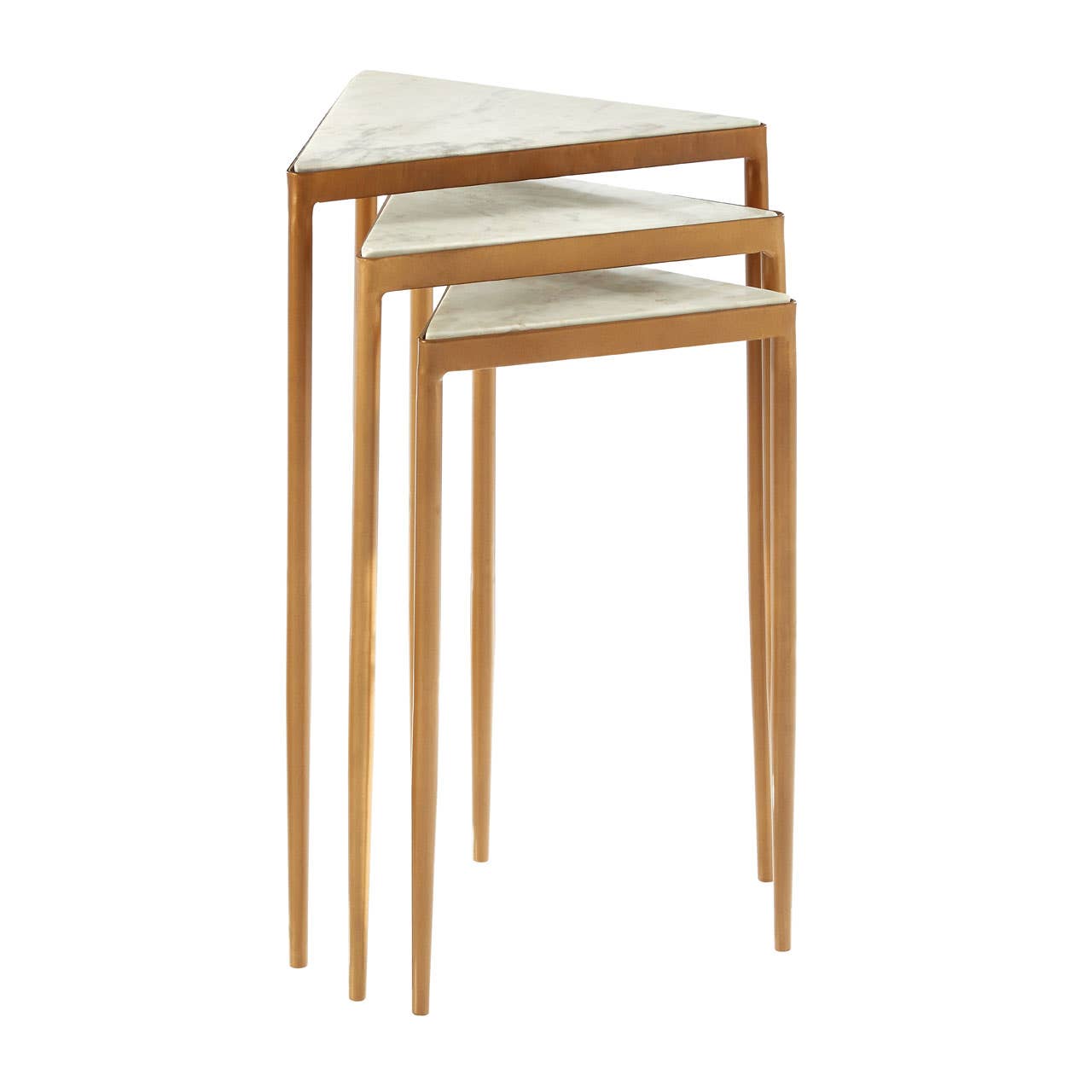 Luxe Gold Nesting Table Set