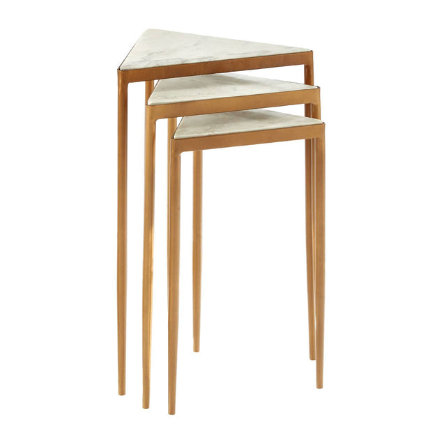 Luxe Gold Nesting Table Set