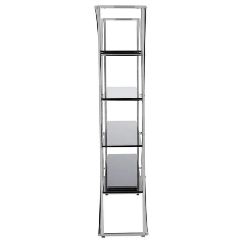 Chic Chrome Glass Shelf