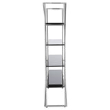 Chic Chrome Glass Shelf