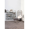 Chic Chrome Glass Shelf