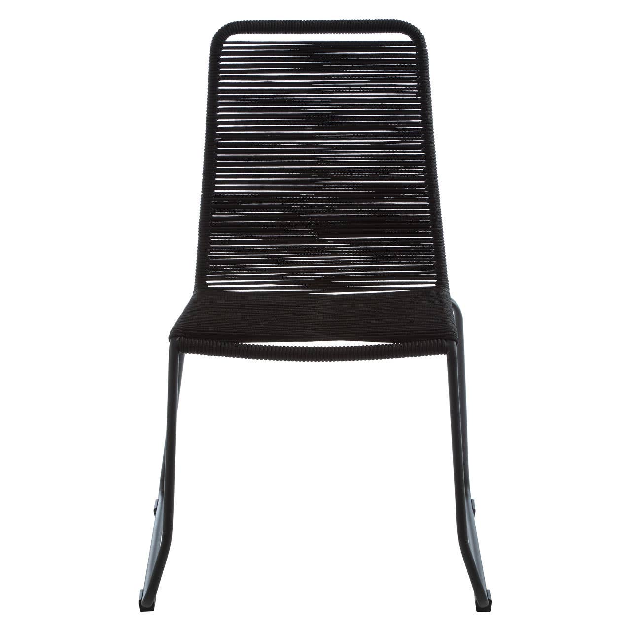 Modern Black Rope Chair
