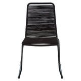 Modern Black Rope Chair