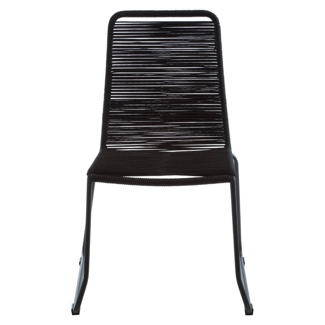 Modern Black Rope Chair