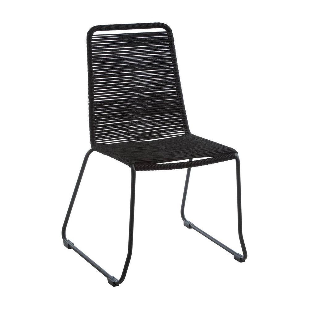 Modern Black Rope Chair